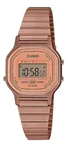 Comprar Reloj Casio Mujer La-11wr-5a Color De La Malla Rose\u002Fgold Color Del Bisel Rose Gold Color Del Fondo Rosê Gold