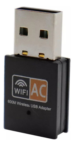 Usb Adaptador Wifi Internet 600m Inalámbrico 2.4ghz + 5.8ghz