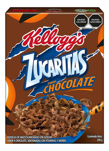 Cereal Kellogg's Zucaritas Sabor Chocolate 200 G