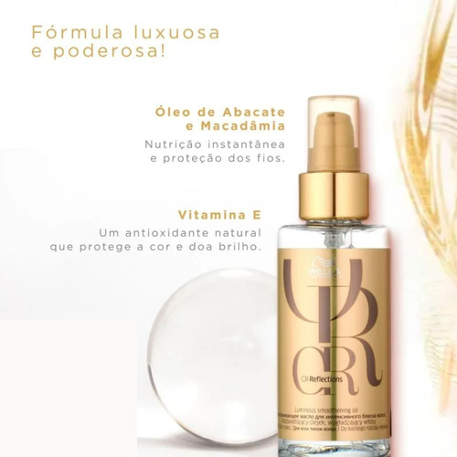 Wella Reflections Shampoo 250ml + Óleo 30ml + Másc 150ml
