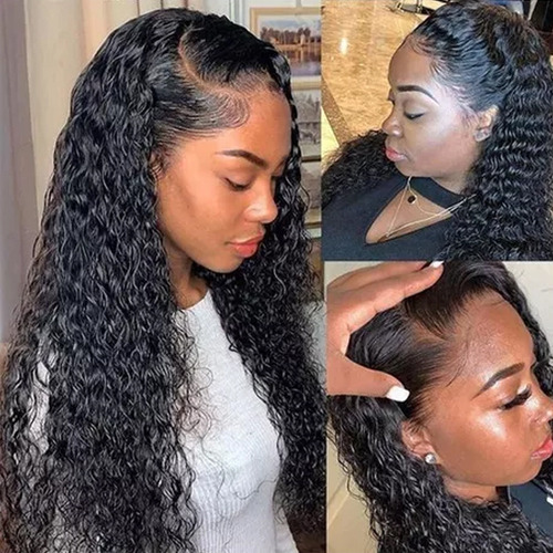 Natural Wave Lace Wigs Cabelo Humano Brasileiro Curly Ondula