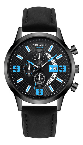 Reloj Analógico W Olako Para Hombre, Casual, Moderno, Con Co