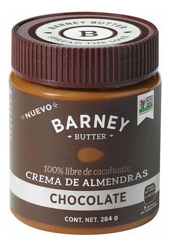 Crema De Almendras Barney Con Chocolate 284g