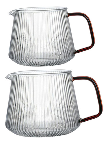 2x Cafetera Transparente Compatible Con Compartir Con Asa