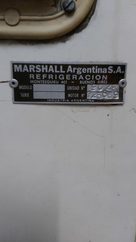 Heladera Marshall Sin Funcionar