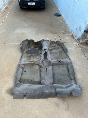 Carpete Original Vw Gol Gti Bola G2 95/99 Felpudo Cinza (Usado)