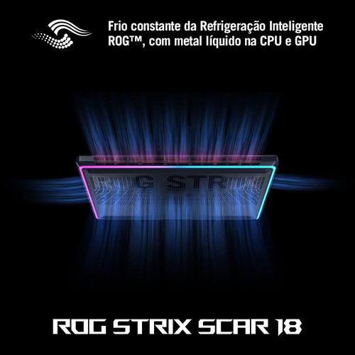 Notebook Rog Strix Scar 18 Rtx5090 Core Ultra 9 64gb 4tb W11 Off Black