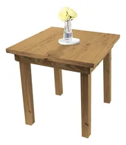 Comprar Mesa Comedor Bar Moderna Madera 70x70 Maciza Pata Recta Sajo Tapa Roble Patas Roble