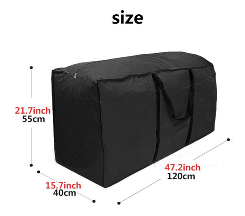 Saco De Armazenamento De Árvore De Natal 120x40x55cm