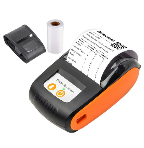 Impresora Térmica Tickets Con Funda 58mm Portátil Bluetooth
