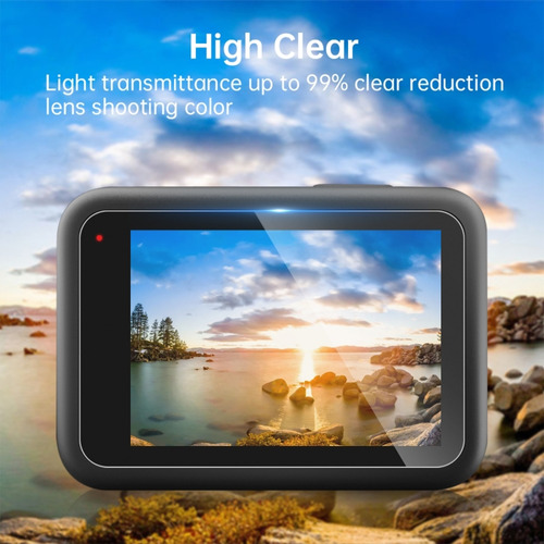 Película De Vidrio Transparente Para Gopro Hero13 Black