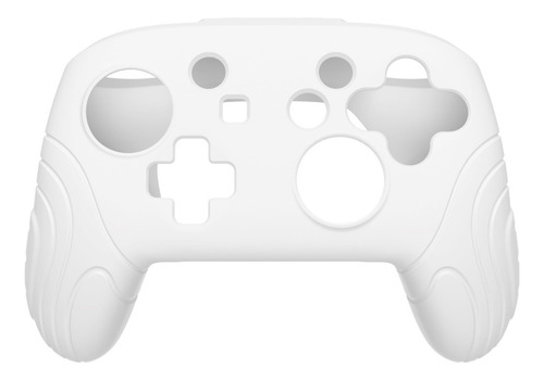 Funda De Silicona Para Nintendo Switch Pro Control Blanca