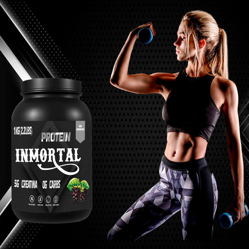 Dúo Peptonas Athena + Creatina Inmortal 90 Cap/1kg 200 Serv. Sin Sabor - Moras
