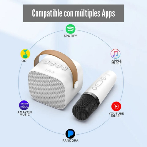 Micrófono Fifine Amplising E1 Wireless Karaoke - White
