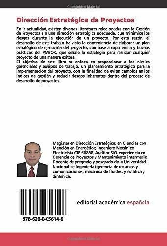 Direccion Estrategica De Proyectos Epcm De Proyecto, De Gomez Salas, Segundo Wil. Editorial Academica Española En Español