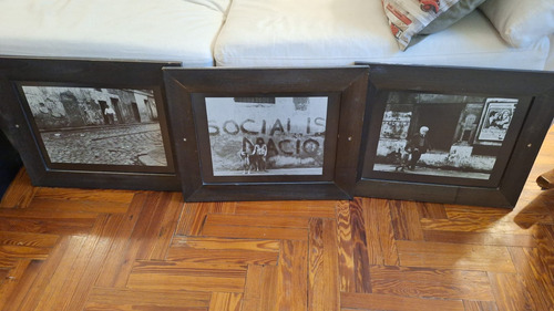 Lote 14 Fotos En Cuadro Con Vidrio. San Telmo (200) (Usado)