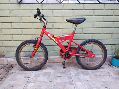 Bicicleta Bianchi Aro 16 Roja