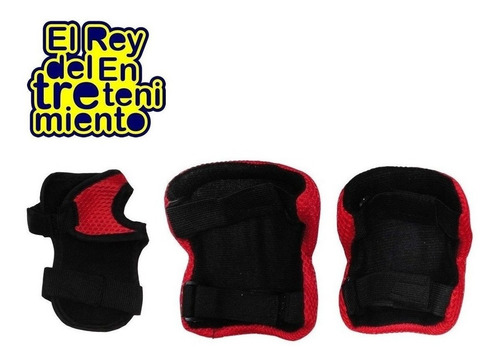 Imagen 4 de 7 de Set Protecciones 2 Rodillera +2 Codera +2 Muñequera - El Rey
