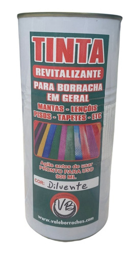 Diluente Para Tinta De Piso De Borracha Uma Lata 900ml