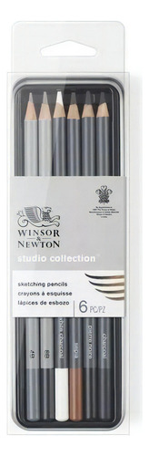 Estojo Lapis Sketching Studio Collection C/6 Winsor Newton