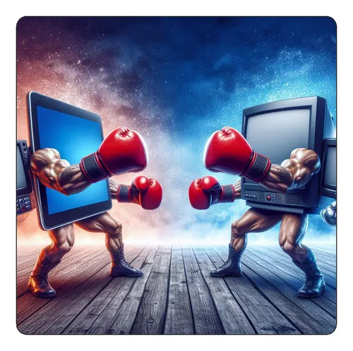 comprar Mousepad Batallas Tecnologicas Celulares Vs Televisores C1