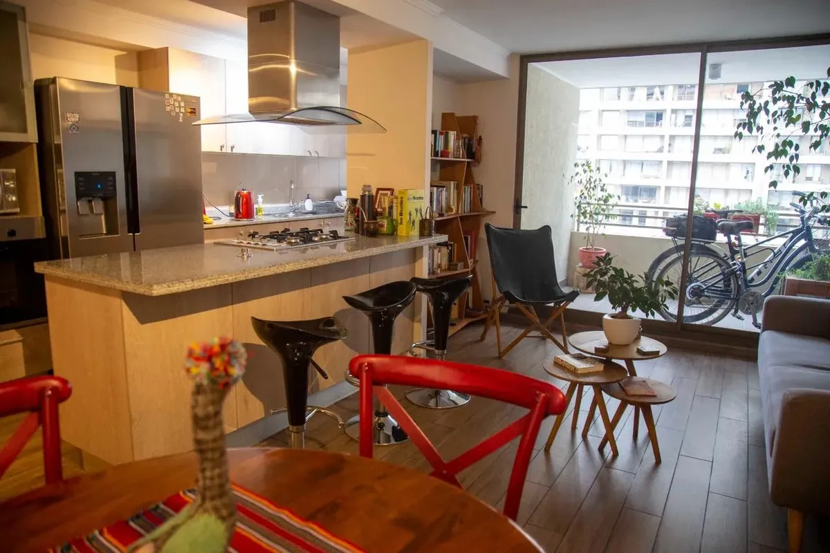 Imagen 2 de 10 de Arriendo Dep 2d 2b Con Est En Ñuñoa Condell 1807