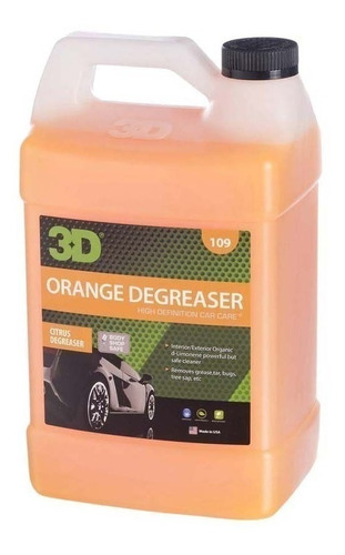 Orange Degreaser 3d Desengrasante Citrico Uso Interior 4lts