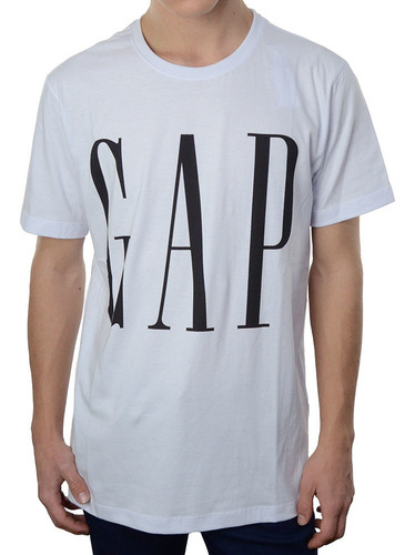 Camiseta Masculina Gap Logo Branco - 109