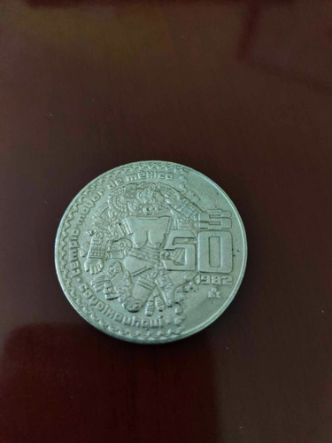 Moneda De 50 Pesos De 1982 Coyolxauhqui