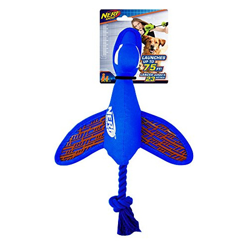 Pato De Lanzamiento Nerf Dog De Nailon Force Grip De 16.5 Pu