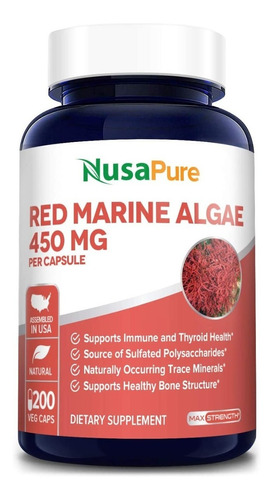 Alga Marina 450mg - Nusapure - Unidad a $1483