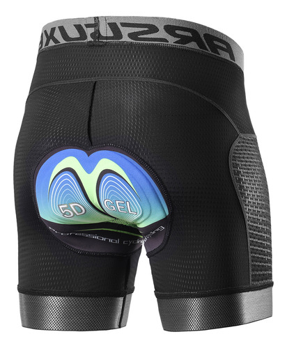 Pantalones Cortos De Ciclismo Arsuxeo, Ropa Interior Acolcha