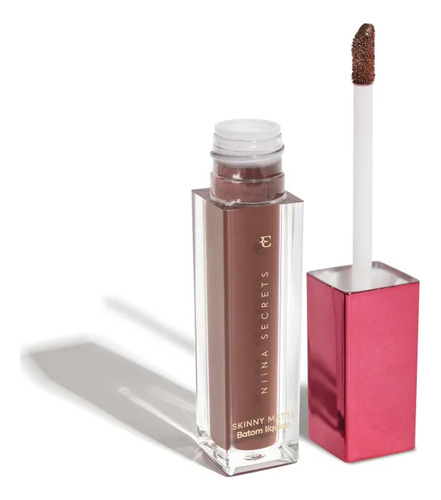 Batom Líquido Rosa Lótus Niina Secrets Skinny Matte 5ml Cor Rosa-escuro