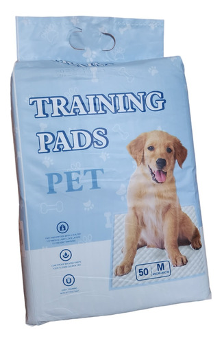 Pañal Para Mascotas Y De Entrenamiento Piso Absorbente 45x60