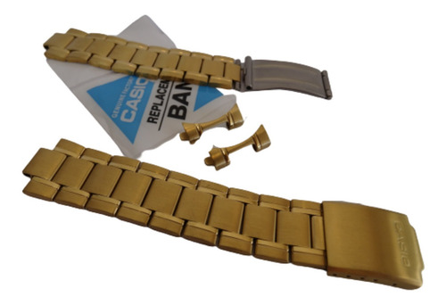 Imagen 4 de 7 de Malla Acero Reloj Casio Mtp-v002g 20mm Original Nueva Garan.