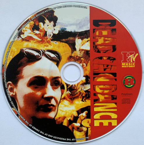 Dead Can Dance - Htv Music History (2001) Cd Doble Disco Doble (Usado)