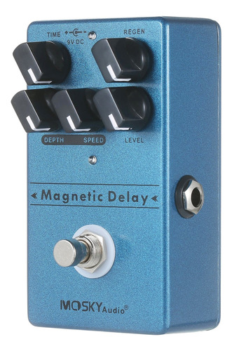 Pedal De Efectos De Eco Moskyaudio Delay Retardo De Efectos