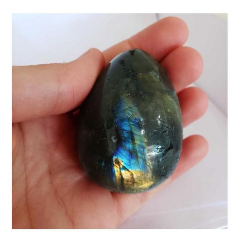 Cristal Lapidado Labradorita Pedra Natural Hooponopono Linda