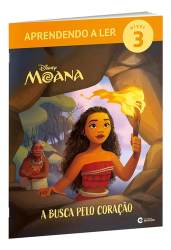 Aprendendo A Ler Nível 3 - A Busca Pelo Coração - Disney Moana