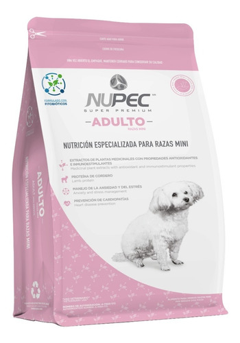 Alimento Nupec Perro Adulto Raza Mini 1kg Miniatura