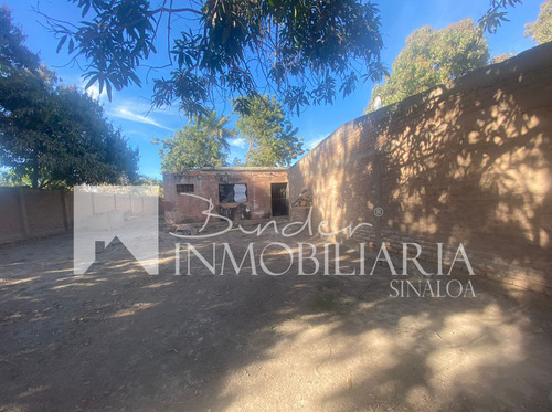 Terreno Con Construcción Ej. San Lorenzo, Ahome, Sinaloa