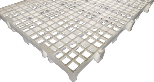 14 Pisos Plastico Branco Estrado Pallet 50x25cm Multi Canil