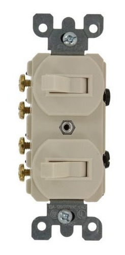 Interruptor Doble 3 Vías Leviton 5243, 15a - 120/277v, Com