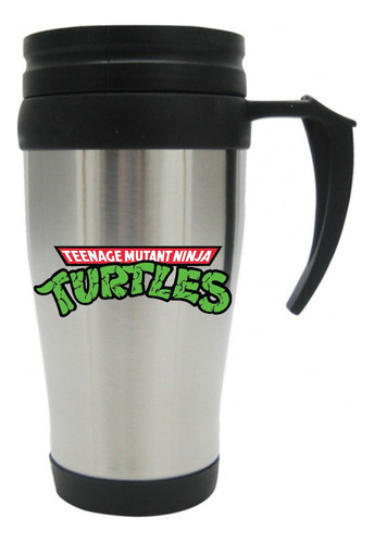 Vaso Viajero Metalico Tortugas Ninja Clasic Mugs I