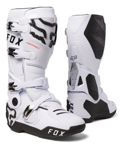 Bota Motocross Fox Racing - Instinct - White