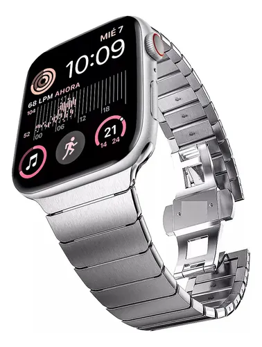 Correa Eslabones Premium Compatible Con Apple Watch Mica