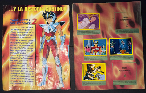 Álbum Caballeros Del Zodiaco 2 - Incompleto Navarrete - 1996 (Usado)