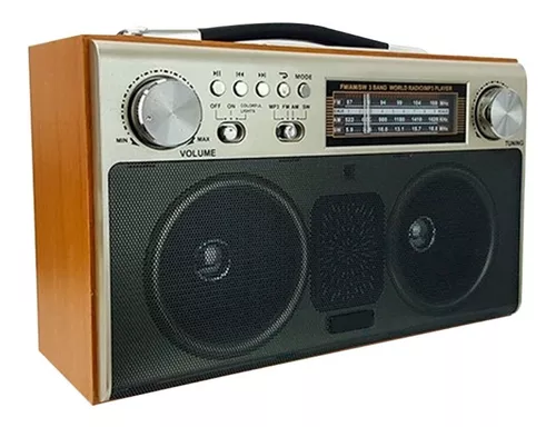 RADIO BLUETOOTH RETRO PORTATIL AUDIOPRO FM USB SD AP02056 – Buy Chile