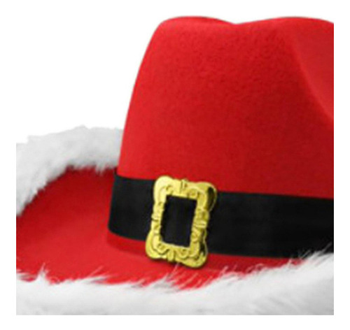 Gorro De Vaquero Navideño, Gorro De Papá Noel Con Bufanda,
