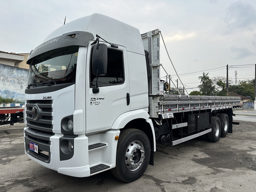 Vw 24280 2022 Carroceria 11 Pneus Novos Ñ 24260 Atego 2426